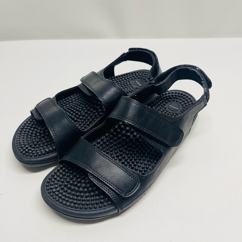 Kenkoh Balance Black Massage Sandals size 10